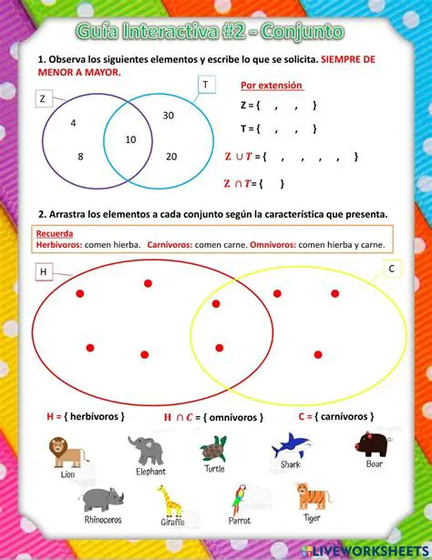 Ocho Relaciones entre Conjuntos