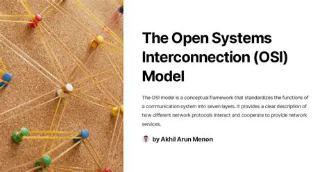 Understanding the Open Systems Interconnection (OSC) Model: A Comprehensive Guide