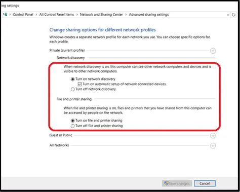 Open the Network and Sharing Center