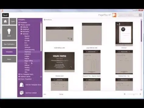 Open the Template in PagePlus