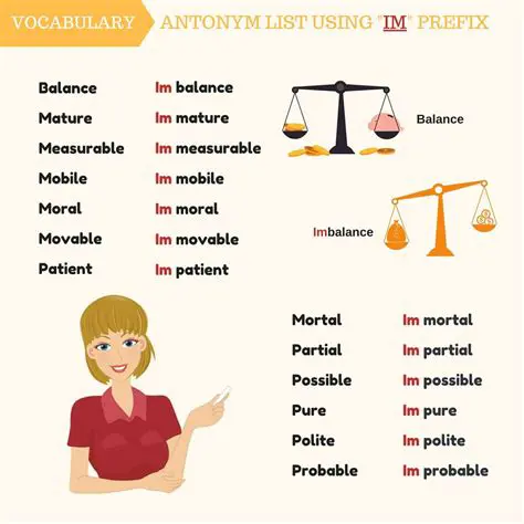 Opposites of Words Using Prefixes