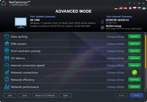 Optimize your internet connection