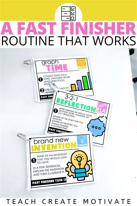 Optional lessons for fast finishers