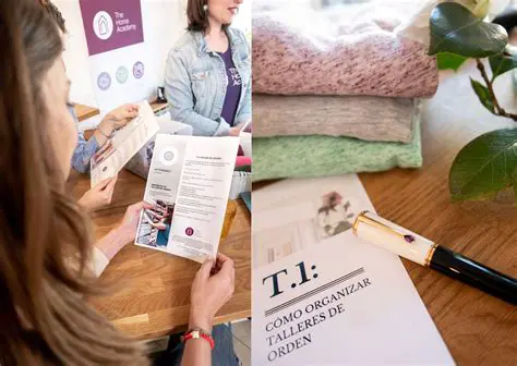 Organizar talleres y charlas