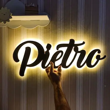 Os nomes luminosos das cidades