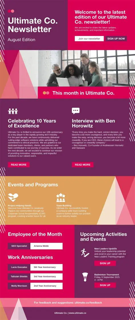 Unlocking Success: Exploring the Multifaceted Purposes of a Company Newsletter