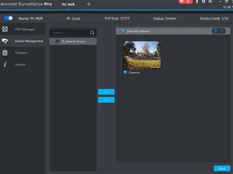 Overview of Amcrest Surveillance Pro