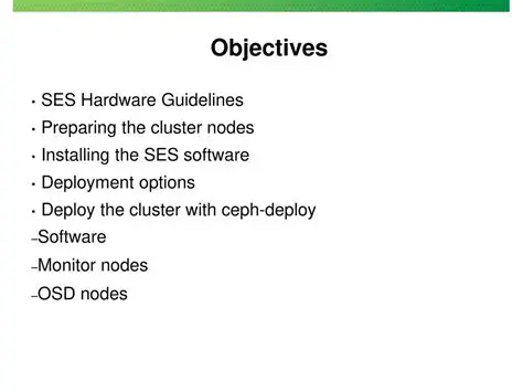 Overview of SES Software System