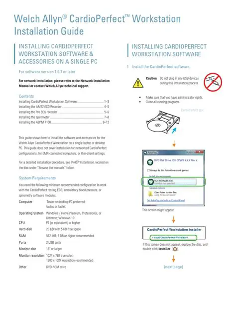 Overview of Welch Allyn CardioPerfect