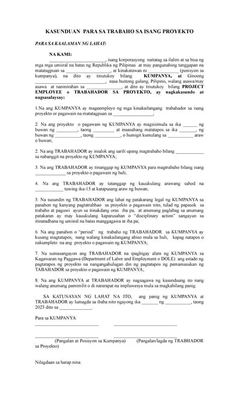 Pagsusulong ng mga proyekto ng pagtatrabaho