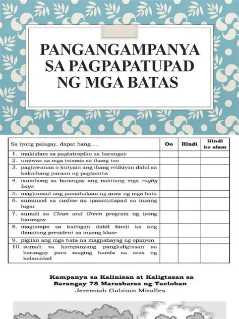 Pagsusuri ng mga batas at regulasyon