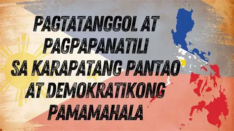 Pagtatanggol sa mga karapatan ng mga Pilipino