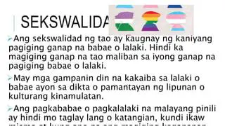Pagtutol sa mga Uri ng Sekswalidad