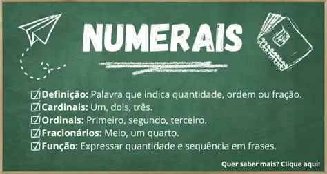 Palavras que expressam quantidades