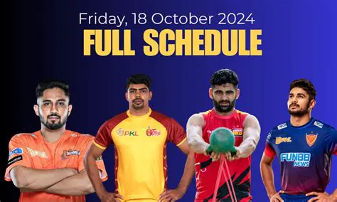 Panduan Lengkap Menonton Kabaddi Live: Jadwal, Streaming, dan Hasil Terbaru