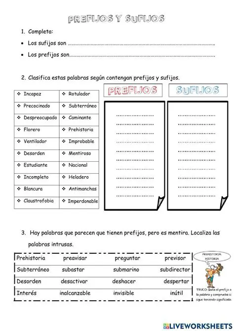 Parasintesis de prefijos y sufijos
