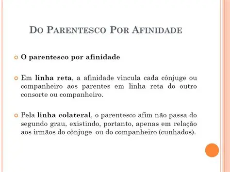 Parentesco por afinidade em linha reta