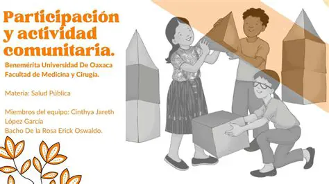 Participar en actividades comunitarias