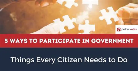 Participate in the government