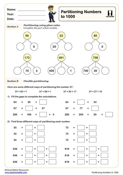 Partitioning a Number Line from 0 to 1 into Fifths