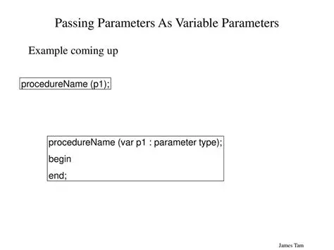 Passing Variable Name Handles