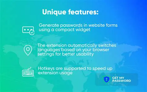 Password Generation and Customization