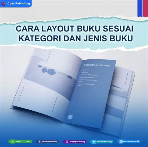 Pastikan struktur halaman buku sesuai dengan tema buku