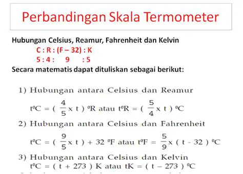 Pengenalan Termometer Celsius dan Fahrenheit
