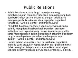 Pengertian PR: Memahami Peran Penting Public Relations dalam Era Modern