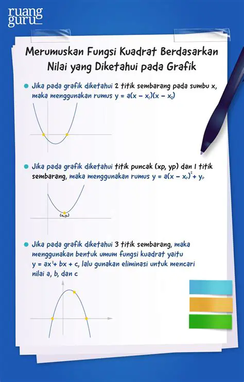 Perbandingan Persamaan Grafik Fungsi Kuadrat