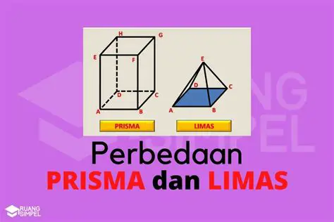 Perbedaan Antara Prisma dan Limas