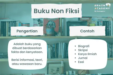 Perbedaan Buku Fiksi dan Nonfiksi