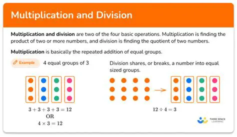 Perform division and multiplication