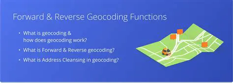 Perform forward and reverse geocoding