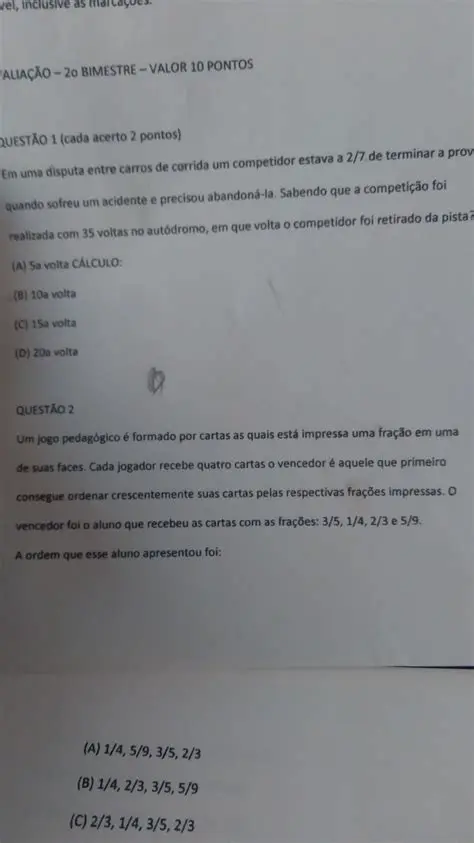 Perguntas e Respostas sobre a Disputa entre Carros de Corrida