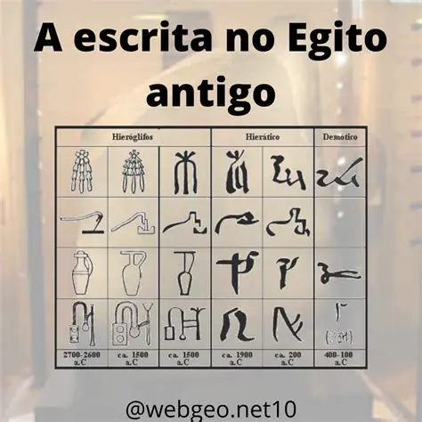 Perguntas e Respostas sobre a Escrita no Antigo Egito