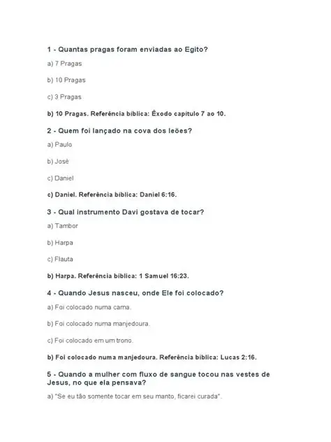 Perguntas e Respostas sobre a Fisionomia de Calvin