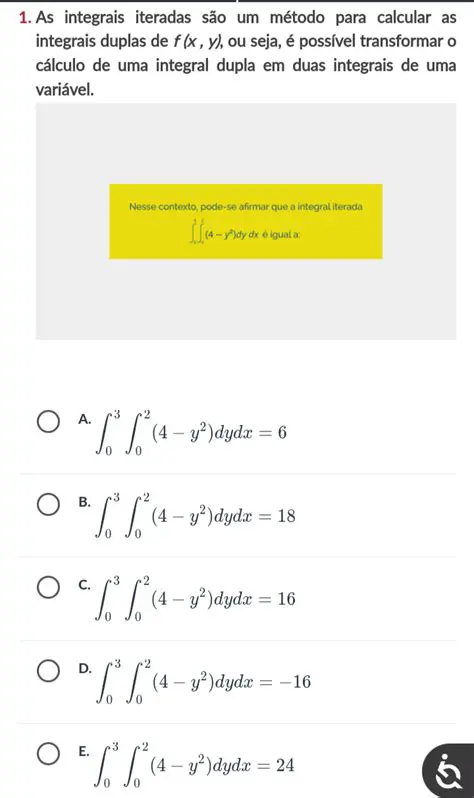 Perguntas e Respostas sobre a Integral Dupla