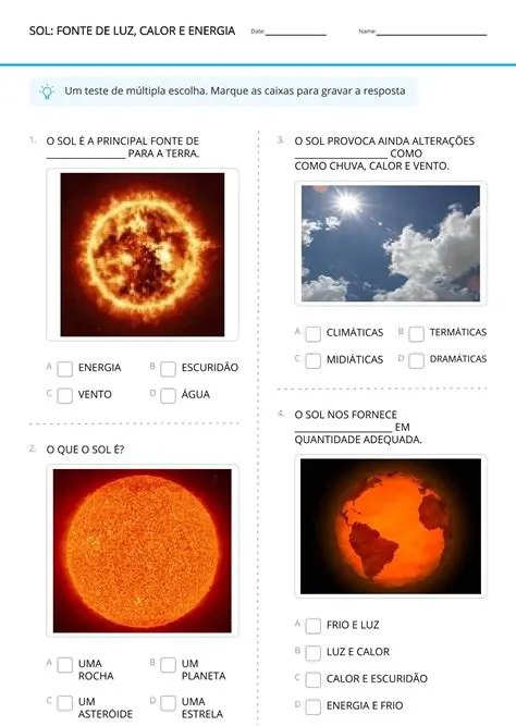 Perguntas e Respostas sobre a Luz Solar e os Ciclos do Ano