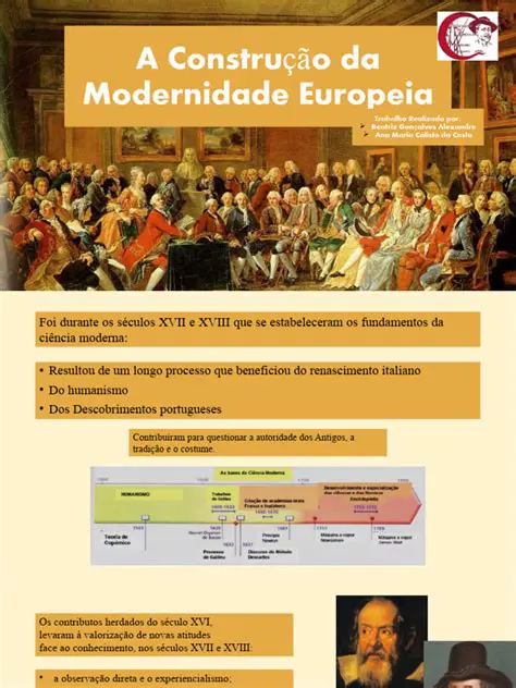 Perguntas e Respostas sobre a Modernidade Europeia