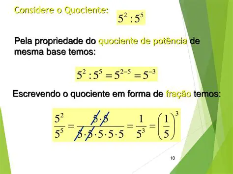 Perguntas e Respostas sobre a Propriedade do Quociente