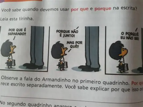Perguntas e Respostas sobre a Tirinha de Armandinho