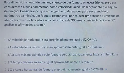 Perguntas e Respostas sobre a Velocidade de um Foguete