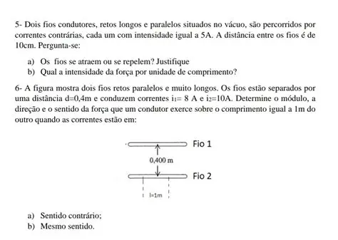 Perguntas e Respostas sobre Dois Fios Condutores em Paralelo