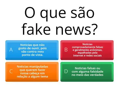 Perguntas e Respostas sobre Fakenews e a Aragem dessas Palavras