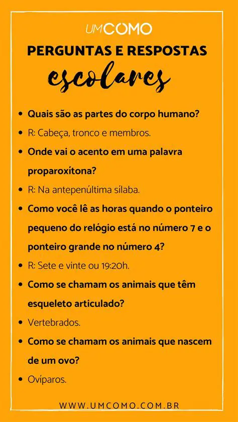 Perguntas e Respostas sobre o Problema de Alunos em uma Escola