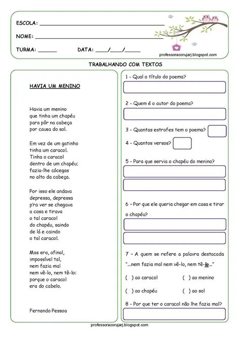 Perguntas e Respostas sobre Poesia e Poemas