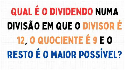 Perguntas e Respostas sobre Quociente Negativo