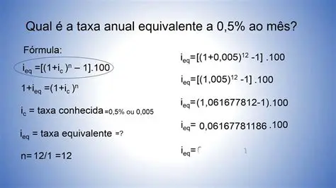Perguntas e Respostas sobre Taxa de Juros e Taxa Equivalente