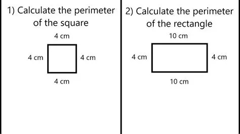 Perimeter of a Square and a Rectangle